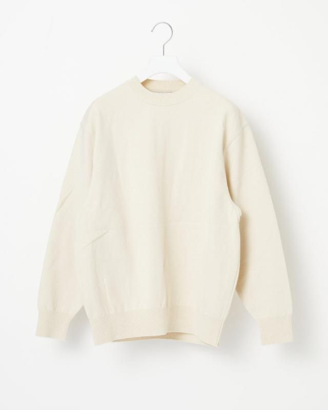 WAVE COTTON KNIT PULLOVER