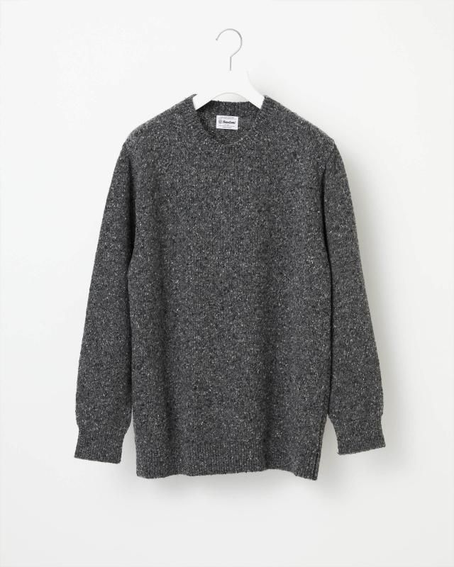 HIGH TWIST WOOL KNIT PULLOVER - Yonetomi STORE ONLINE｜ヨネ