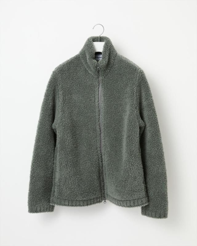 EX FINE WOOL RIB KNIT BLOUSON - Yonetomi STORE ONLINE｜ヨネトミ