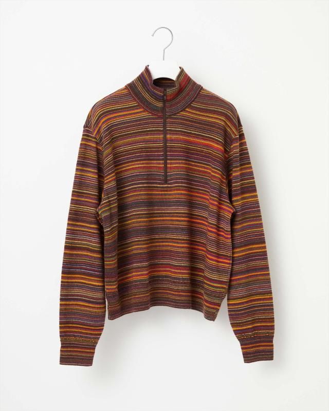 MULTI KASURI TENJIKU KNIT PULLOVER