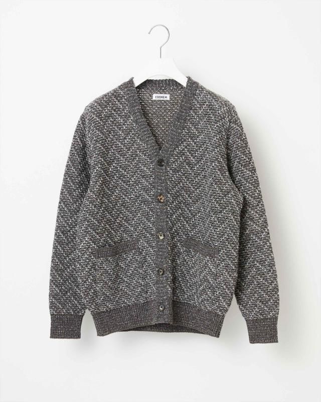 【新品未使用タグ付き】yonetomi 米富 シルク カーディガン Lサイズ 3 SILK KNIT CARDIGAN - Yonetomi STORE ONLINE｜ヨネトミストア