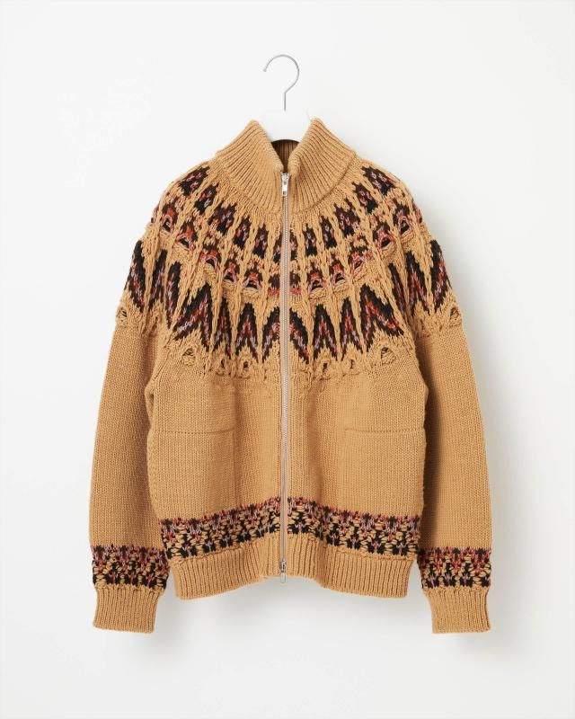 KOUHEN NORDIC KNIT BLOUSON