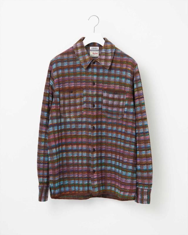 新品COOHEM YONETOMIクルーネックニットウールアルパカセーターL 新品COOHEM YONETOMIクルーネックニットウールアルパカセーターL