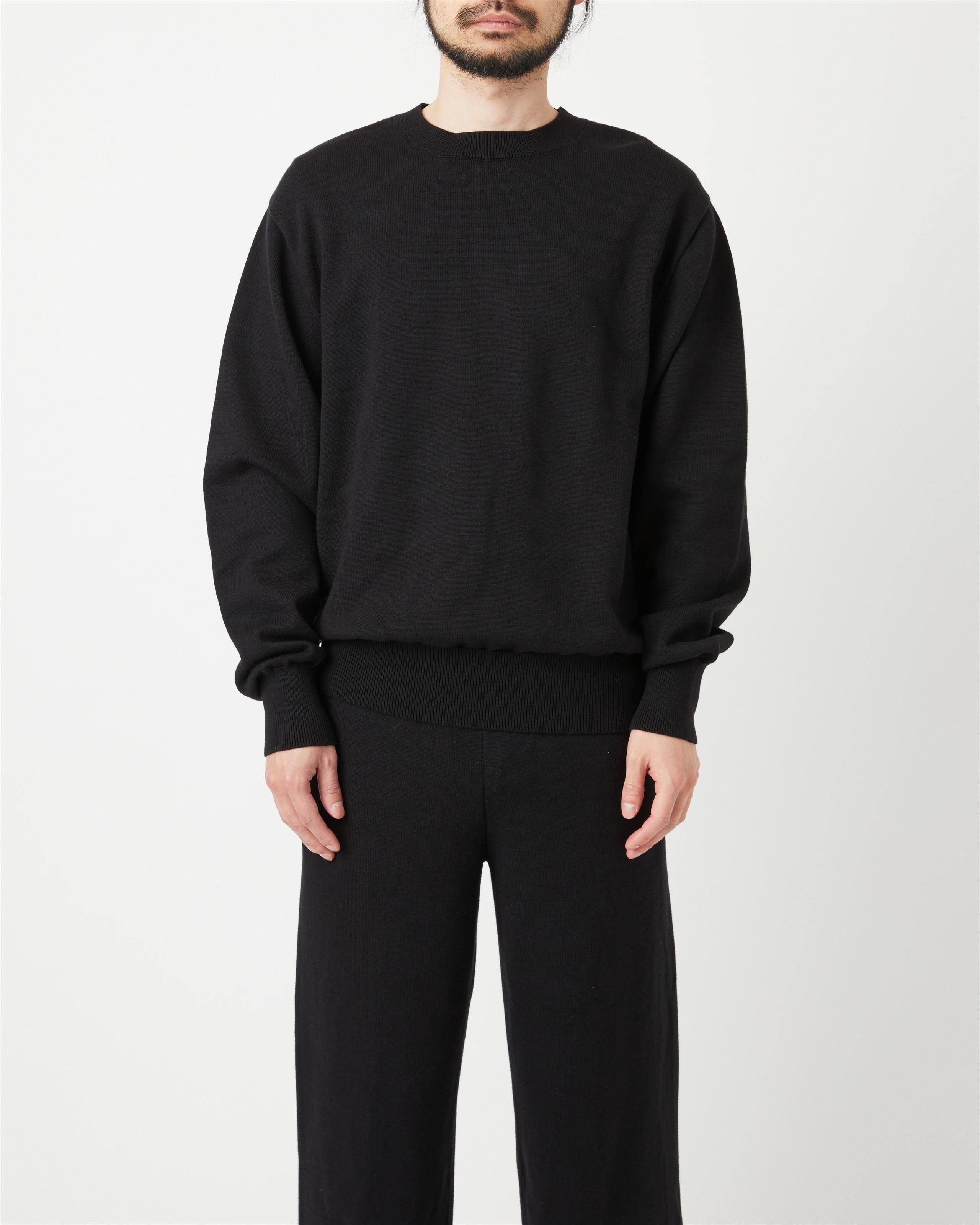 THISISASWEATER YONETOMI セーター　ブラック　3 A3: A SWEATER IS FOR EVERYDAY. Pullover - BLACK - Yonetomi