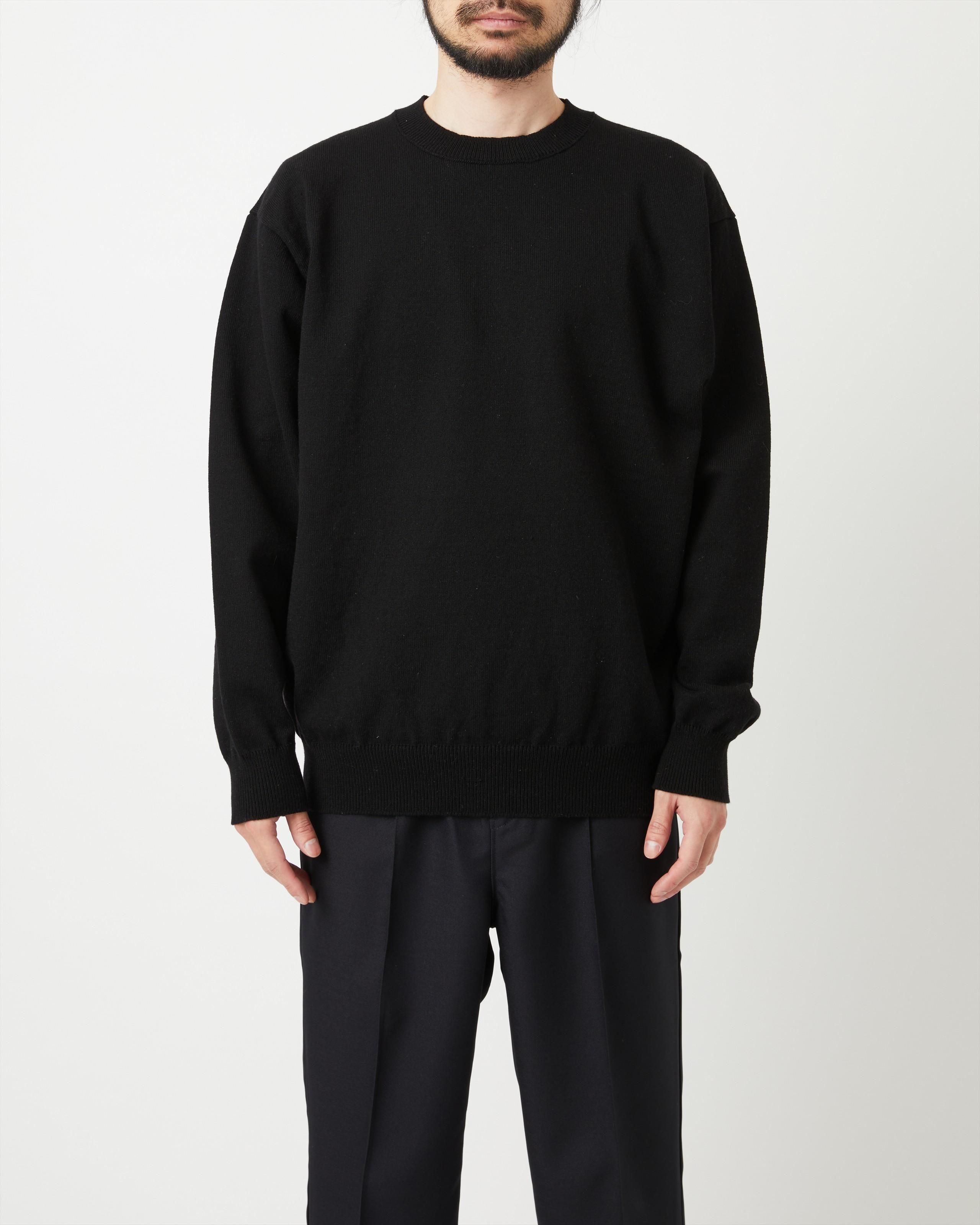 YONETOMI RIGID CASHMERE SWEATER サイズ4 RIGID CASHMERE SWEATER Crew Neck Pullover - Top Gray