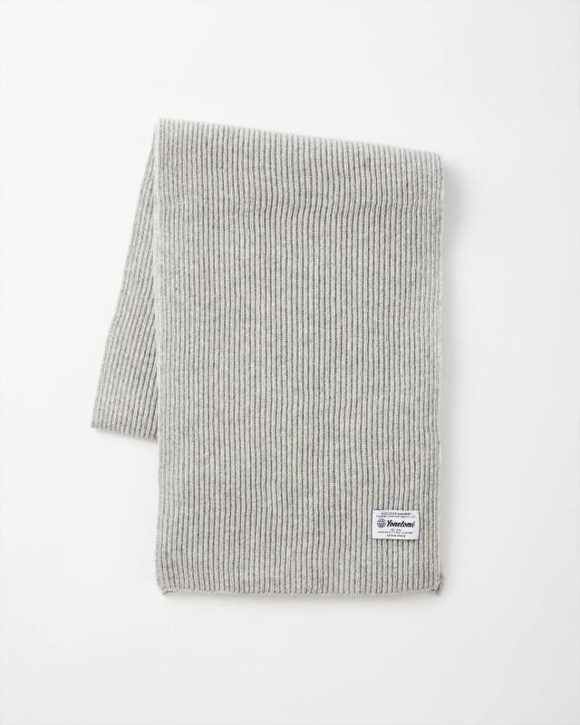 RIGID CASHMERE Muffler - Gray