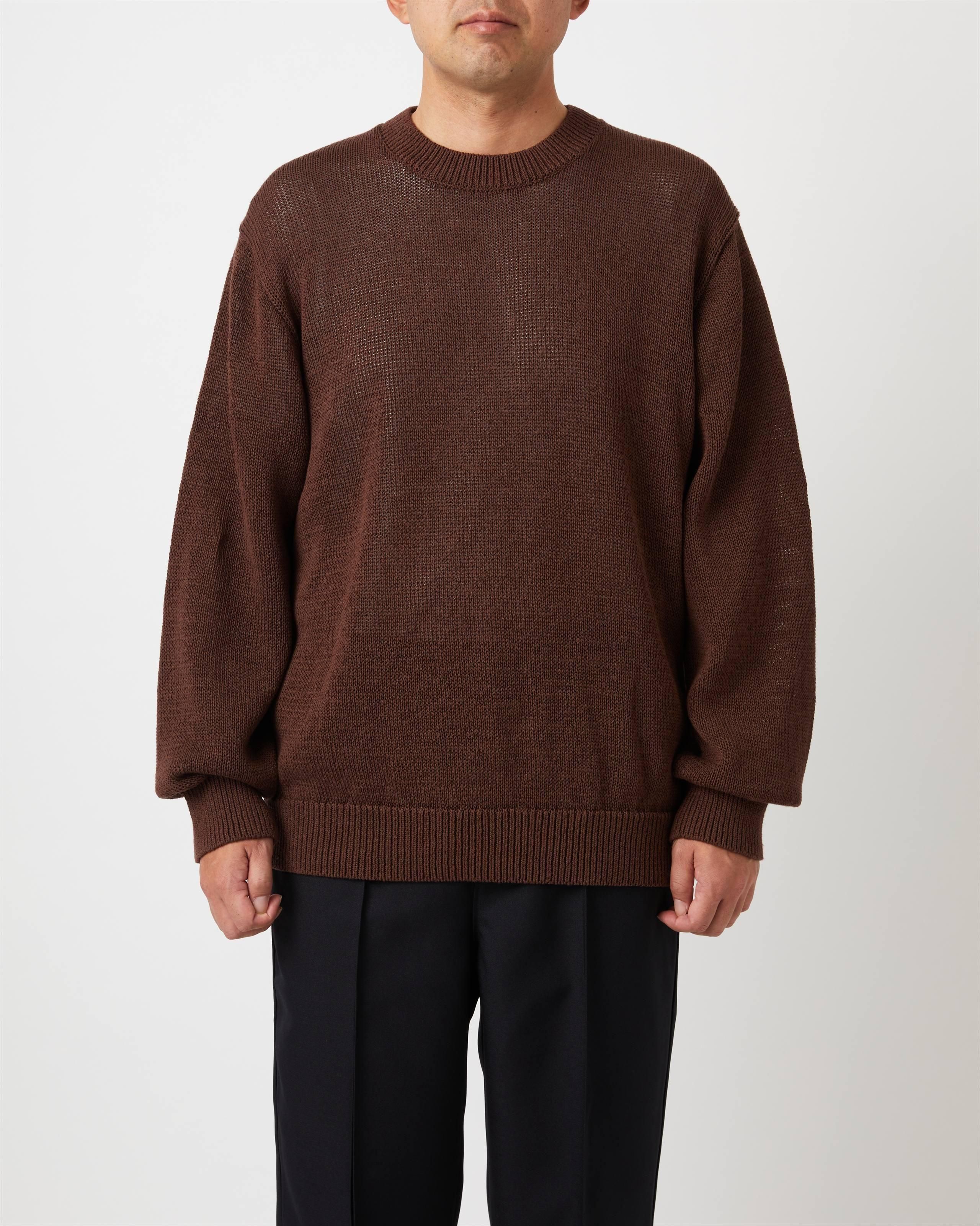 WASHI COTTON KNIT PULLOVER - Yonetomi STORE ONLINE｜ヨネトミストア