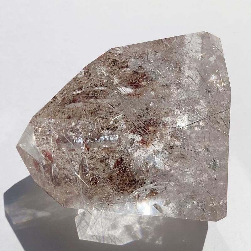 シルバールチル ポイント バイーア産ルチルインクォーツ 32（セミポリッシュ） ポイント