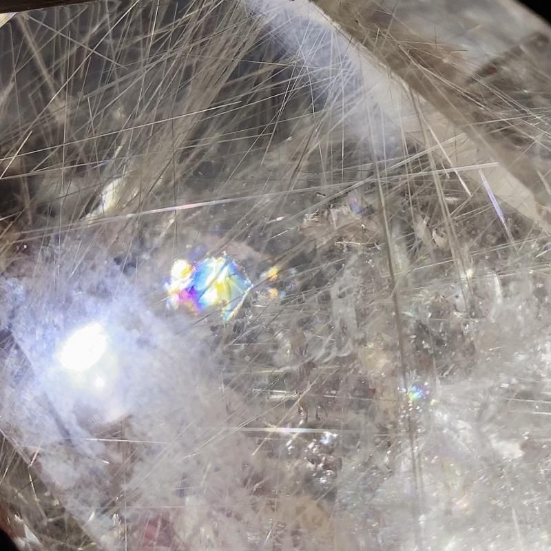 シルバーレインボールチルクォーツ ポイント - 天然石