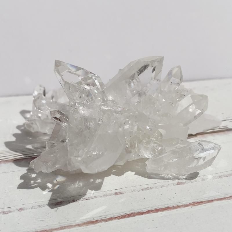 スター⭐︎超希少⭐︎聖美結晶⭐︎水晶フラワークラスター 水晶クラスター フラワー 約100g No,3207| 原石 | 天然石