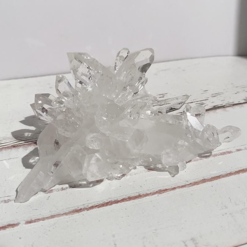 超貴重　ゼッカデソーダ　スターブラリー　クラスター ゼッカ産スターブラリークリスタルクラスター - 天然石