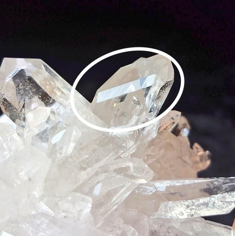 ゼッカ産スターブラリークリスタルクラスター - 天然石パワーストーン