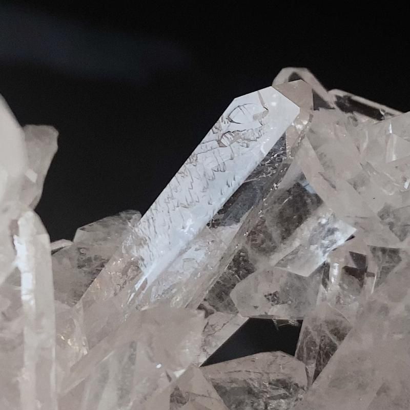 超貴重　ゼッカデソーダ　スターブラリー　クラスター 最高級 幻の水晶 ブラジル ゼッカデソーザ産 水晶クラスター 370g