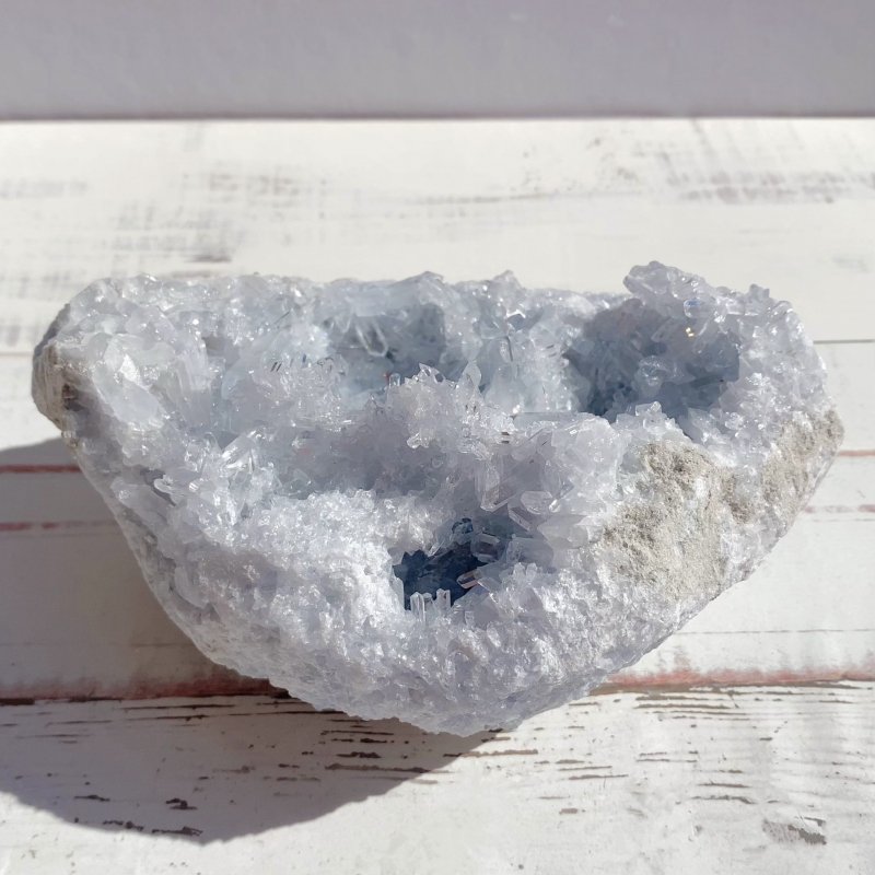 セレスタイト原石　結晶
