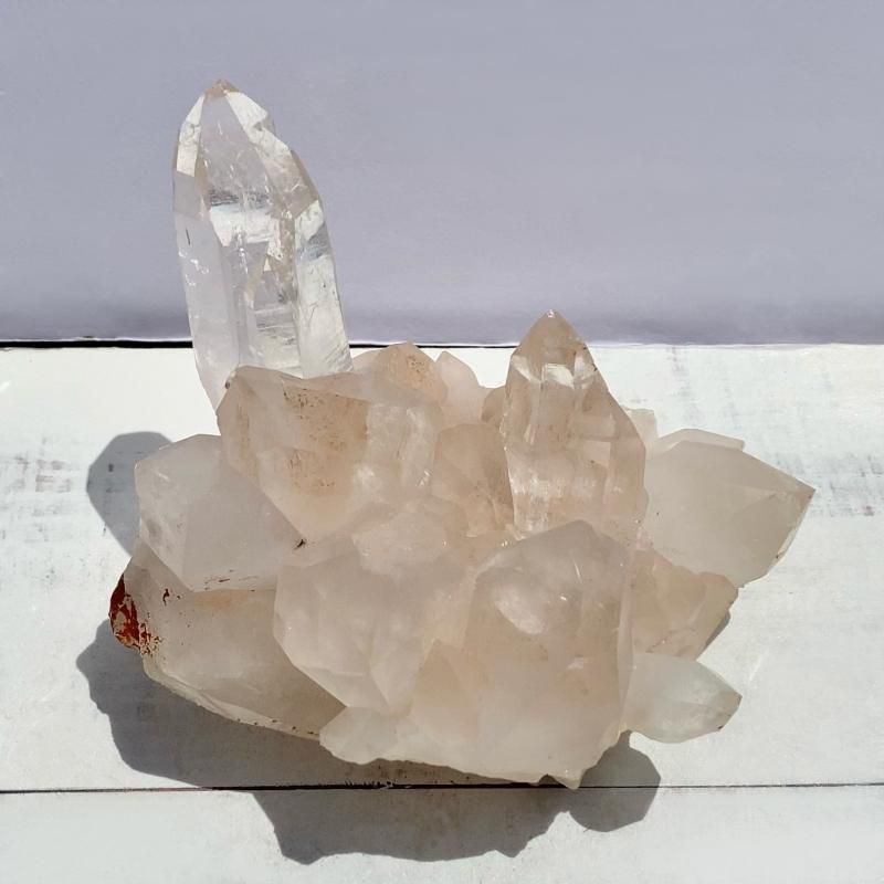 ヒマラヤ産マニカラン水晶 クリスタルクラスター - 天然石