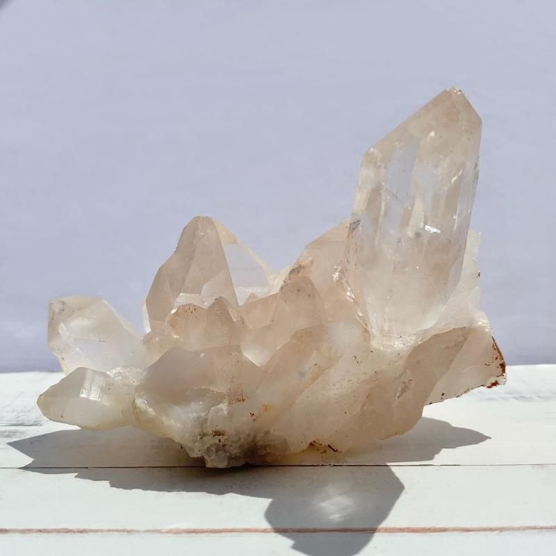 ヒマラヤ産マニカラン水晶 クリスタルクラスター - 天然石 ヒマラヤ産マニカラン水晶 クリスタルクラスター - 天然石