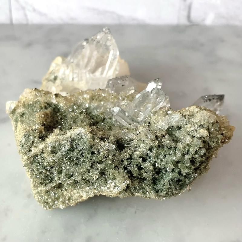 マニハール産ヒマラヤ水晶クラスター - 天然石パワーストーン