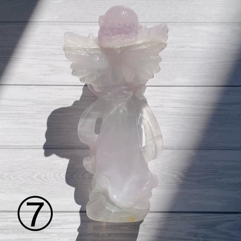 824 ねこ天使　フローライト　アメジスト　チャーム　エンジェル 824 ねこ天使 フローライト アメジスト チャーム エンジェル