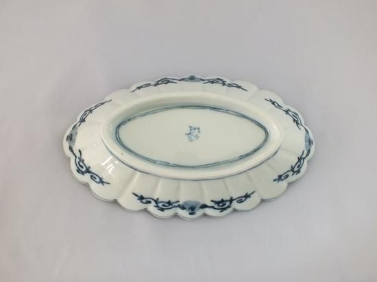 Koji Miura | 藍九谷輪繋文小皿 時代 : 1655〜1670年代 サイズ
