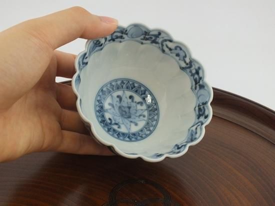 祥瑞手山水図 小鉢 - 山本長左の器 祥瑞手山水図 小鉢 - 山本長左の器