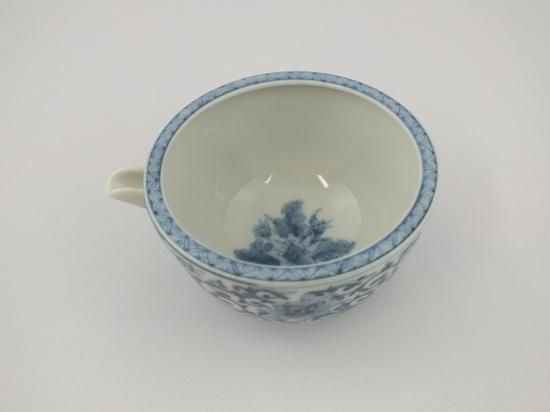 ハナサキ様 専用中国 青花 喜字唐草文 蓋罐 M 3903B