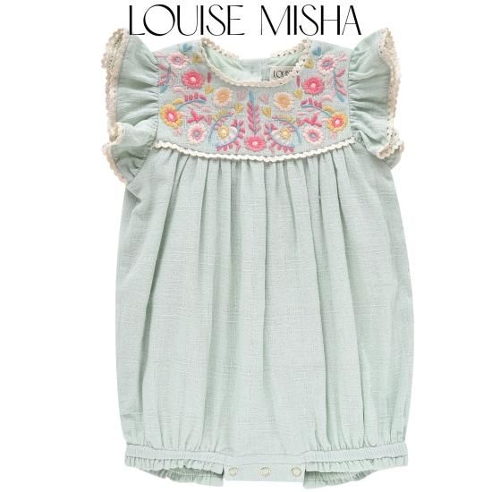 LOUISE MISHA】【40%OFF】Rompers Anusha Yellow ロンパース 9m,12m,18m |  Coucoubebe/ククベベ