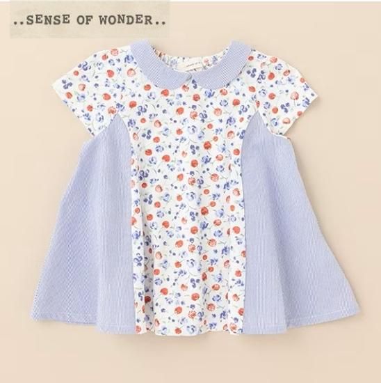 ☆SALE☆ SENSE OF WONDER　センスオブワンダー　ストロベリーフィールズ　切り替え チュニック 　トップス　90cm -  ベビー＆子供服　ギフト　Rorty　ローティ