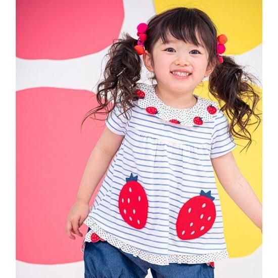Baby Cheer ベイビーチアー いちごポシェット チュニック T