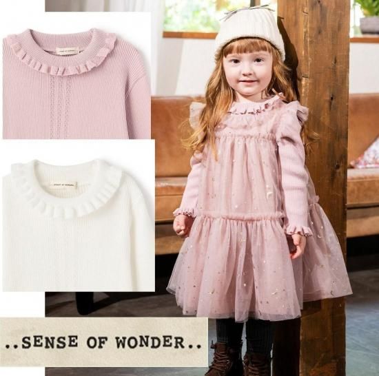 HINA J0724様未使用ルネ フリルネックリボン付きウール100%ニット36 フリルネックリボンニット/#NEO森ガール | SPINNS WEB STORE