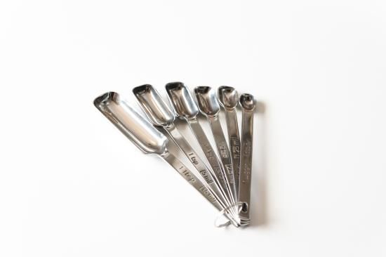最終値下げ  スプーン6本セット 四角い計量スプーン 6本セット - andrecipemarket