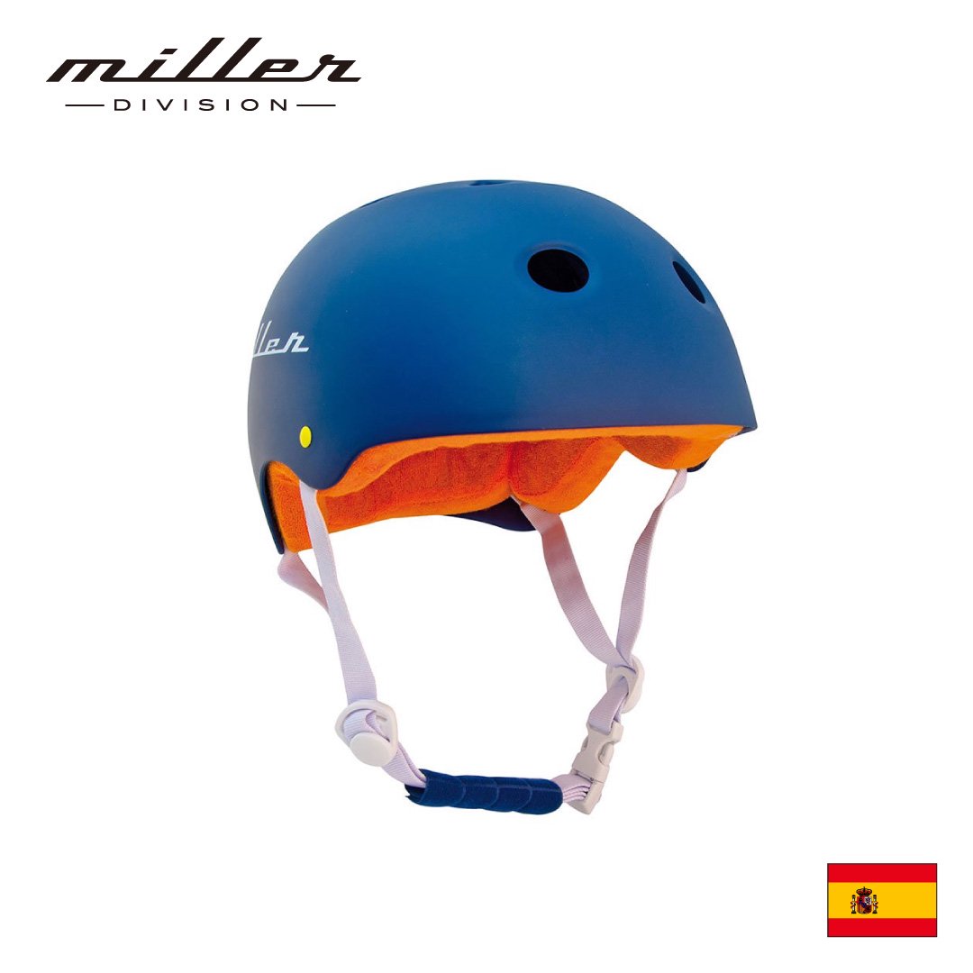 Miller DIVISION ミラーディビジョン】子供用ヘルメット ネイビー ブルー 自転車用 練習用