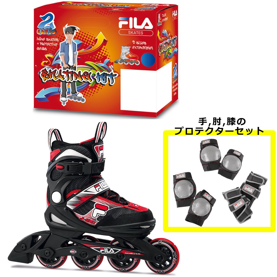 FILA Skates / フィラスケーツ】 J-ONE Combo 2Set インラインスケート