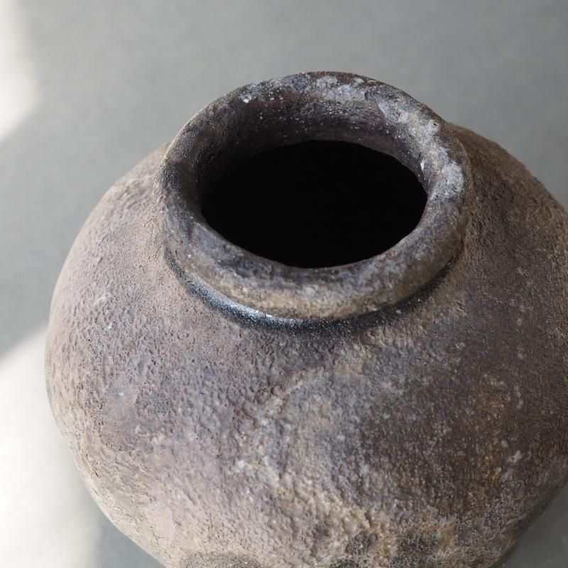 中山達磨 珠洲焼き小壷 - 日暮らしONLINESHOP