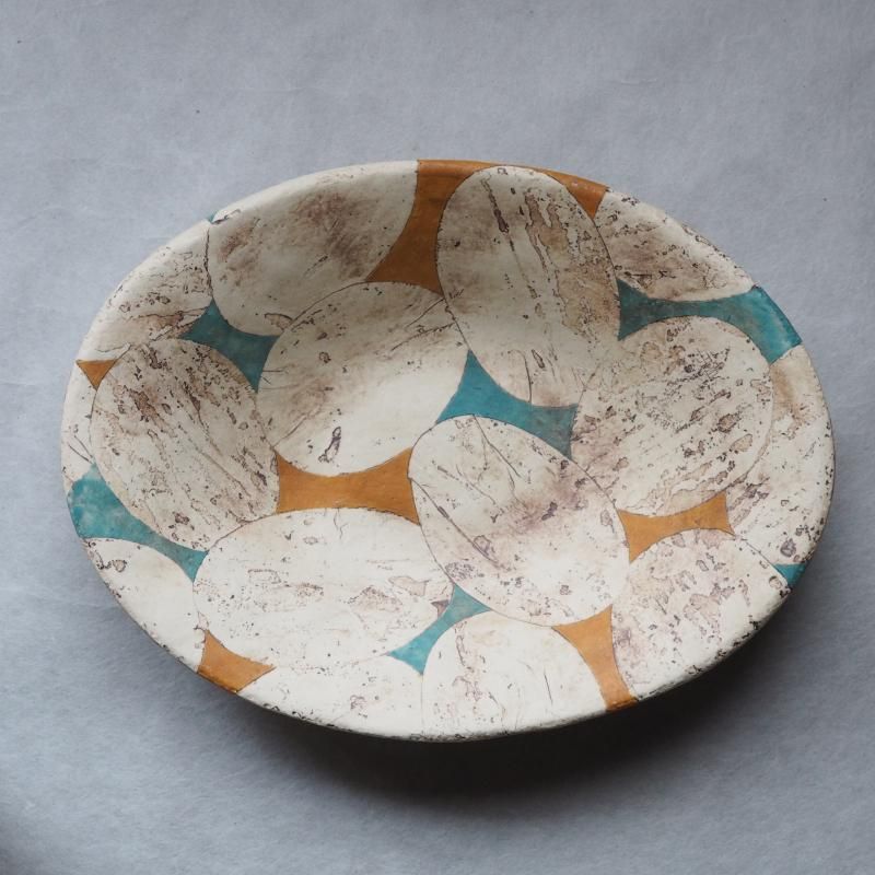 【木村容二郎】オーバル皿2枚セット 木村容二郎 オーバルパスタ皿（オレンジ×青） - 日暮らしONLINESHOP