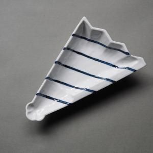 木村容二郎 オーバルパスタ皿（オレンジ×青） - 日暮らしONLINESHOP