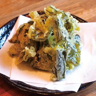 野沢菜の天ぷら