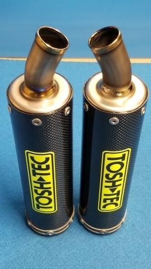 チタン ・カーボン サイレンサー PCD48mm 2つ穴/3つ穴 チタン ・カーボン サイレンサー PCD48mm 2つ穴/3つ穴