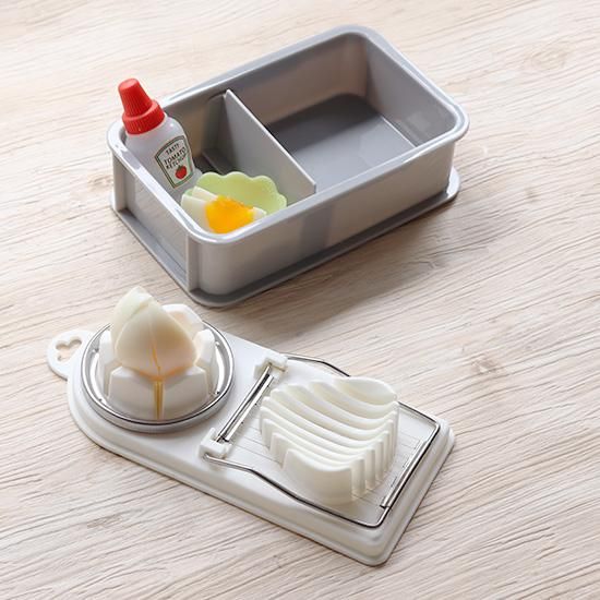 Total Kitchen Goods 2連横型エッグカッター アカオ(AKAO) アルミ