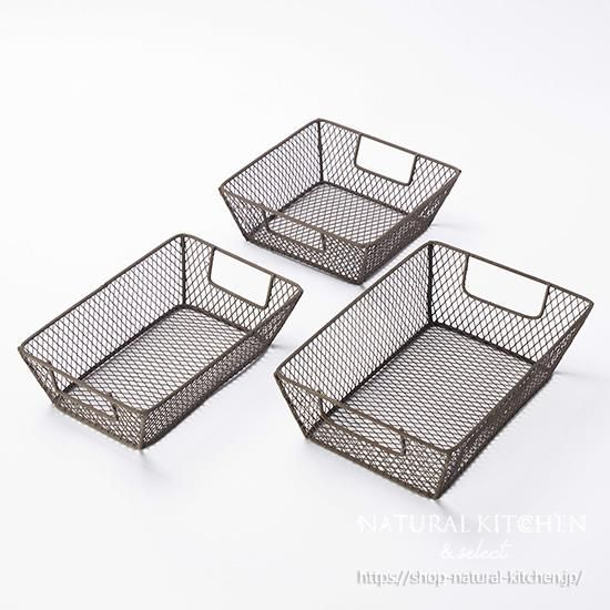 WEB限定】アイアンバスケットスクエアS - おしゃれな雑貨の通販
