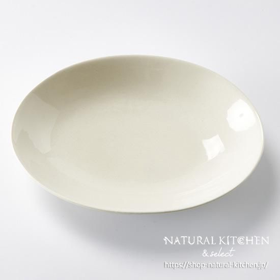 白陶器楕円ボウル L - おしゃれな雑貨の通販はNATURAL KITCHEN & select