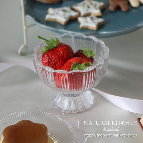 テレジアンタール フラワーカット デザートカップ クリスタルガラス5個