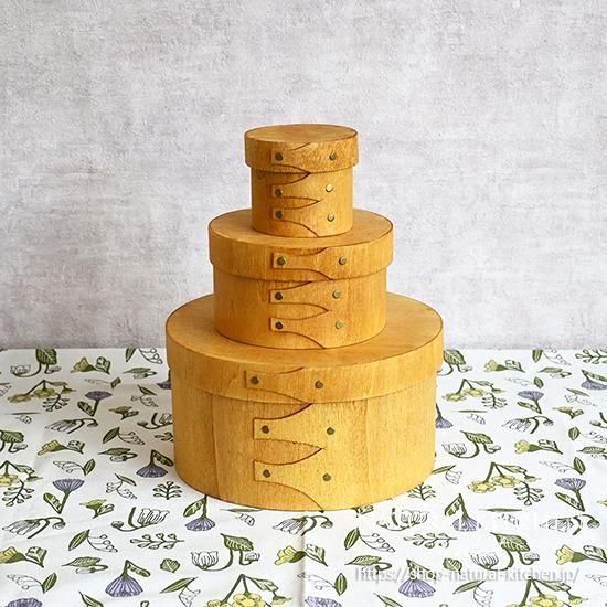 再入荷なし＞ラウンドウッドボックスS - おしゃれな雑貨の通販は