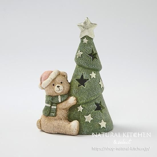クリスマス商品は12/22まで】ライトオブジェツリーとクマ＜再入荷なし