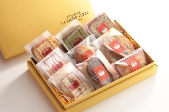 焼菓子ギフトBOX(L) - ラ・リシュテール|スイーツの通販・お取り寄せ。焼き菓子・ロールケーキ・生チョコレートがギフトに人気