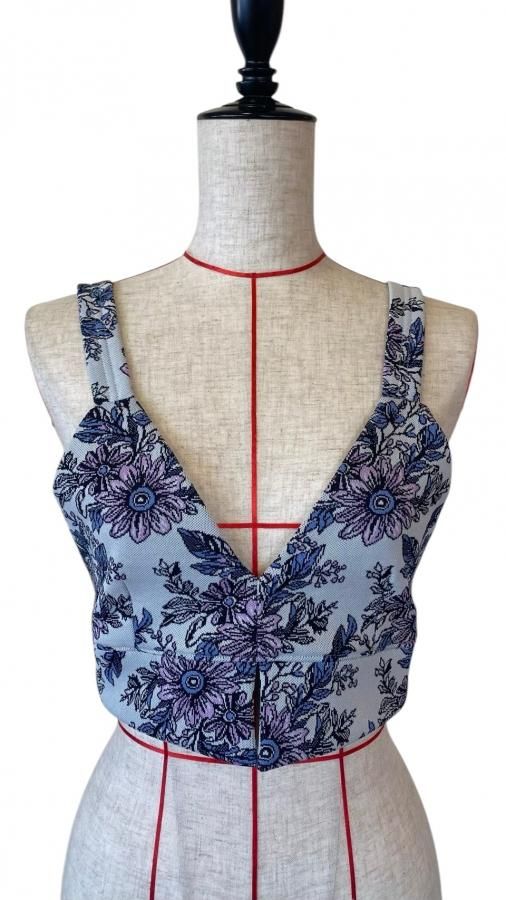 flower jq bustier WH size FREE
