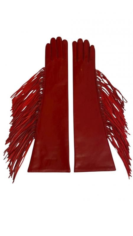 fringe gloves