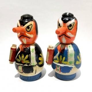 昭和レトロ 松笠人形 子守 親子像 松ぼっくり こけし オブジェ 昭和レトロ 松笠人形 子守 親子像 松ぼっくり こけし オブジェ
