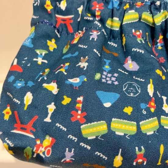 ぱっちんポーチ 鎌倉八座柄 NB - 鎌倉八座オンラインショップ