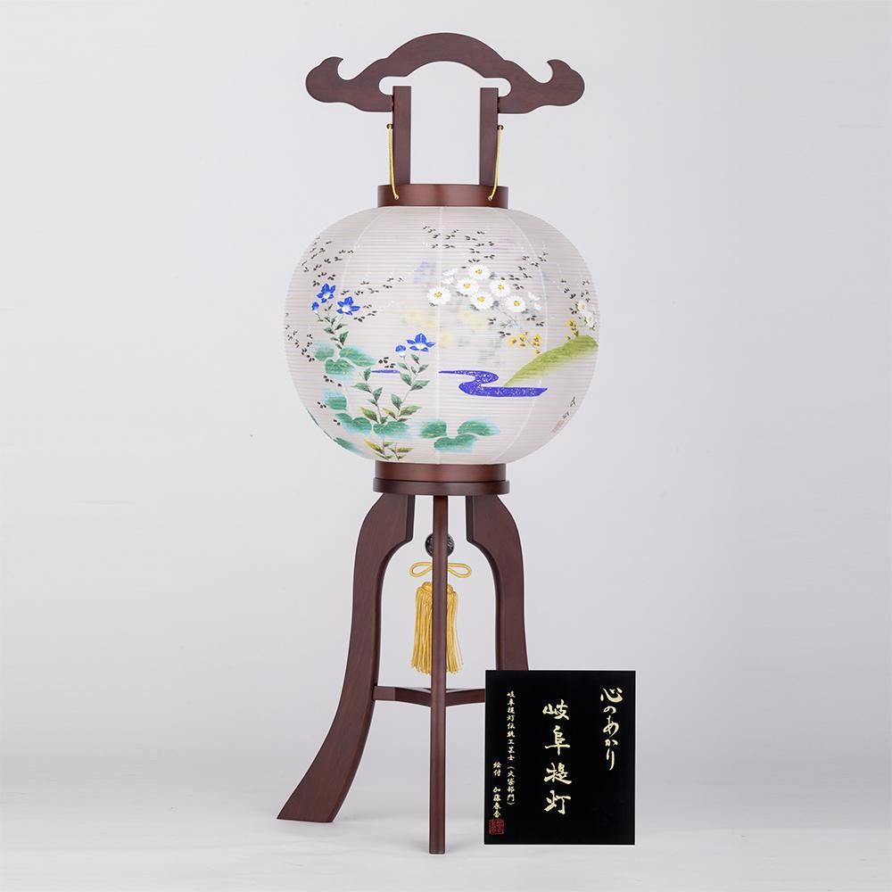 美品❗️尾関次七 岐阜 盆提灯 共通 大内行灯 紫檀11号 美品❗️尾関次七 岐阜 盆提灯 共通 大内行灯 紫檀11号
