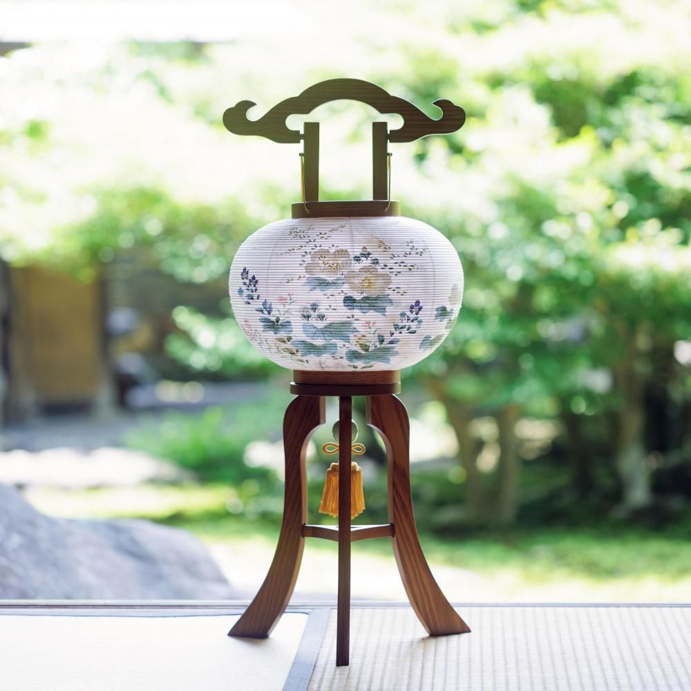 提灯　岐阜提灯 岐阜提灯 CW23146D 二重やすらぎ行灯